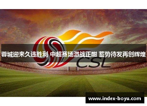 蓉城迎来久违胜利 中超赛场激战正酣 蓄势待发再创辉煌